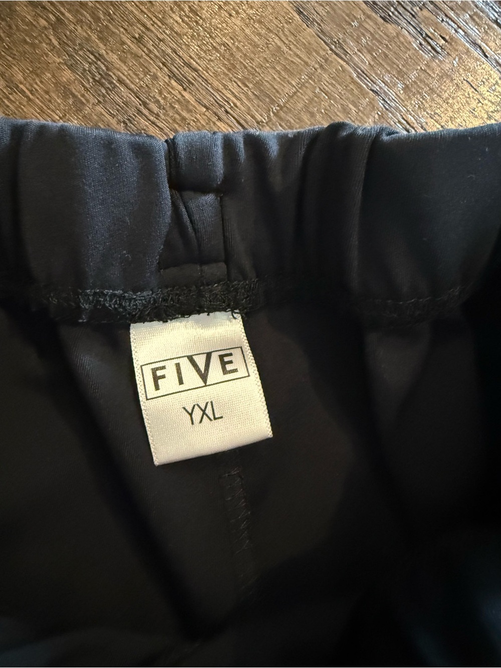 Girls FIVE THE LABEL Dancewear Black Athletic Shorts - size youth XL - Picture 2 of 3